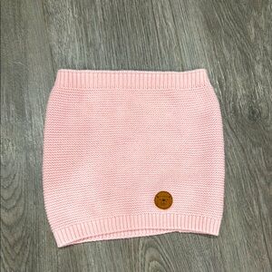 H&M Pink Knitted  Cotton Scarf